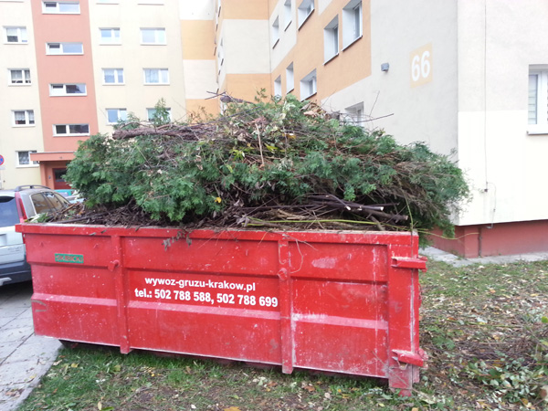 Wycinka krzewów przy ul. Kobierzyńskiej 66